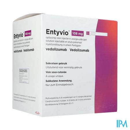 Entyvio 108mg Sol Inj Stylo Preremplie 6 1