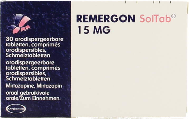 Remergon Sol Tabl 15mg Comp 30 X 15mg 2