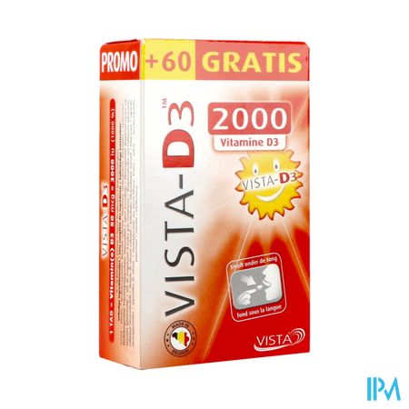 Vista D3 2000 Promo Smelttabl 120 + 60 Gratis