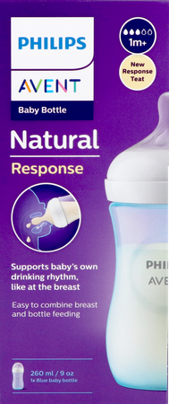 Philips Avent Natural 3.0 Zuigfles Blauw 260ml 1