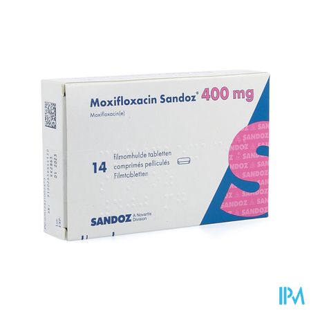 Moxifloxacin Sandoz 400mg Filmomh Tabl 14