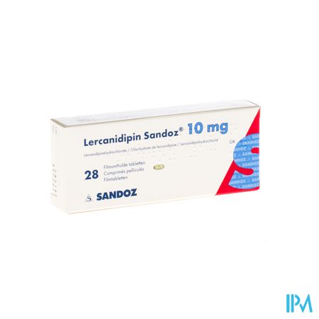 Lercanidipin Sandoz 10mg Comp 28 X 10mg