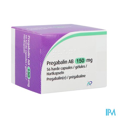 Pregabaline Ab 150mg Caps Dur 56