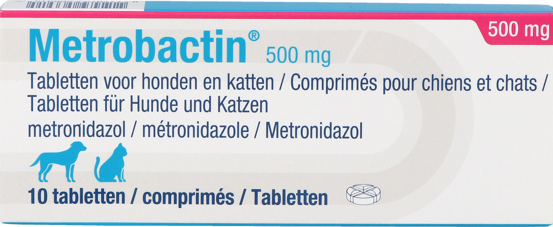Metrobactin 500mg Hond Kat Comp 10 2