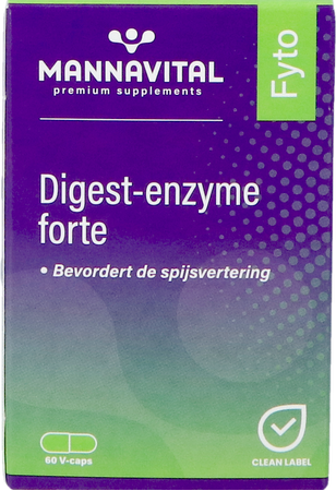 Mannavital Digest Enzyme Forte V-caps 60 6