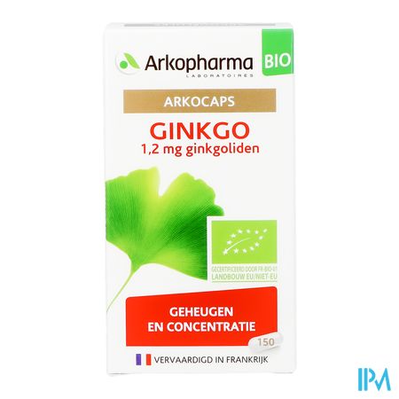 Arkogelules Ginkgo Bio Caps 150 6