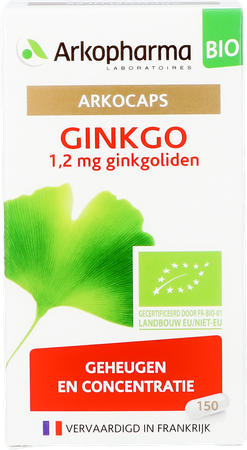 Arkogelules Ginkgo Bio Caps 150 6