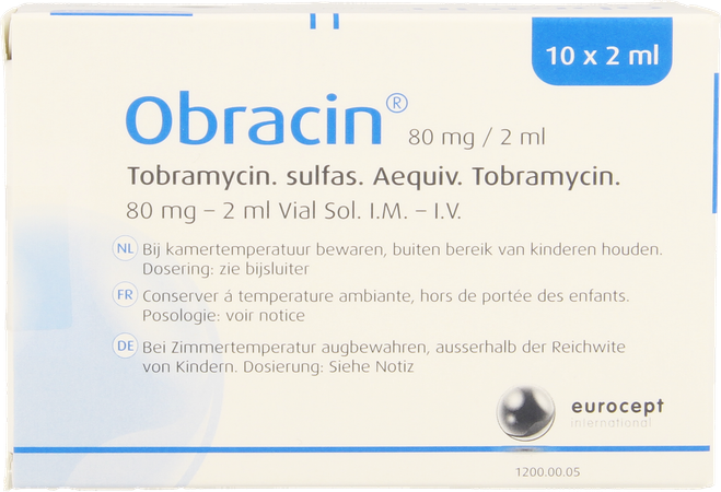 Obracin 80mg/2ml Opl Inj Vial 10 1
