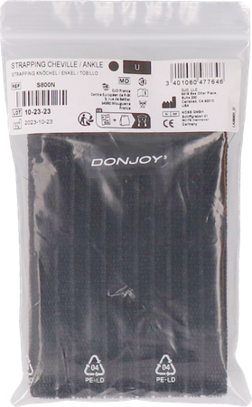 Donjoy Strapping Noir Cheville 1