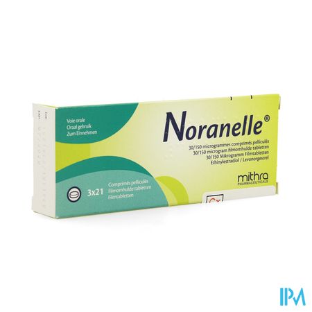 Noranelle 30/150mcg Filmomh Tabl 3 X 21