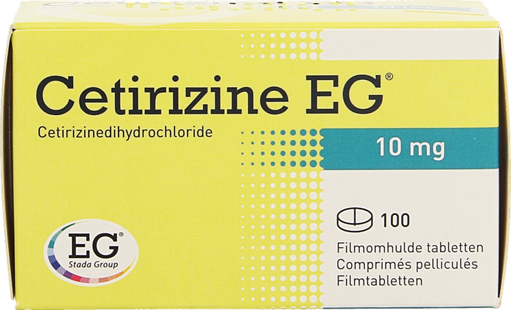 Cetirizine EG Comp 100X10Mg 1