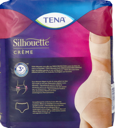 Tena Silhouette Plus Creme Hoge Taille M 9 3