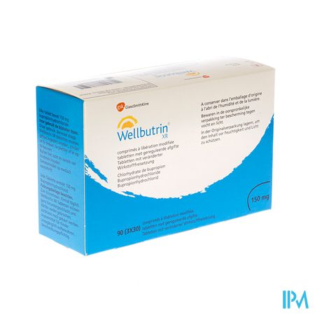 Wellbutrin Xr 150mg Tabs 90 X 150mg