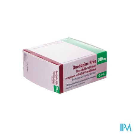 Quetiapine Krka 200mg Filmomh Tabl 100