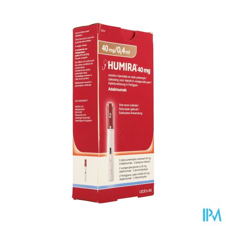 Humira 40mg/0,4ml Opl Inj Voorgevulde Pen 2