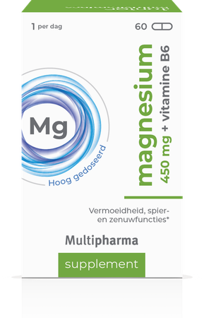 Mph Magnesium 450mg + Vit B6 6mg Caps 60 2