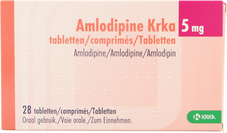 Amlodipine Krka 5mg Comp 28 X 5mg 1