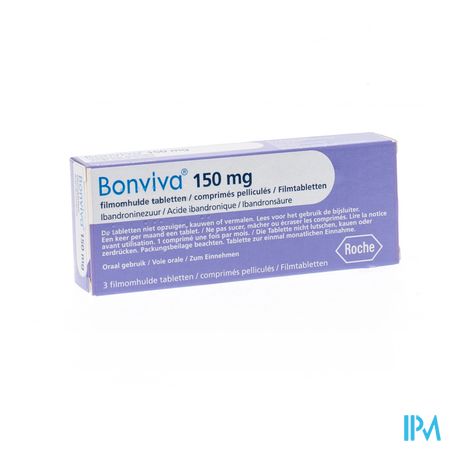 Bonviva 150mg Pi Pharma Filmomh Tabl 3x150mg Pip