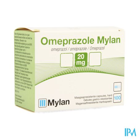 Omeprazol Viatris 20mg Caps 100