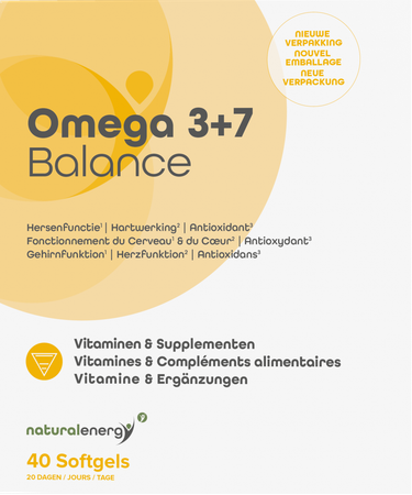 Natural Energy Omega 3+7 Balance Caps 40 4