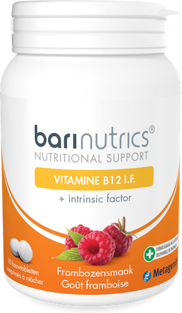 Barinutrics Vitamine B12 If Framboos Kauwtabl 90 1