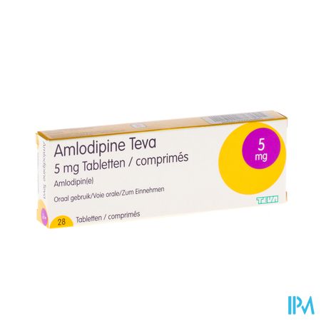 Amlodipine Teva 5mg Tabl Blister 28 1