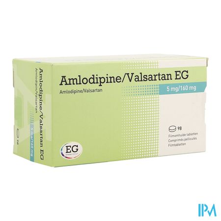 Amlodipine Valsartan EG  5Mg/160Mg Comp Pell  98 1