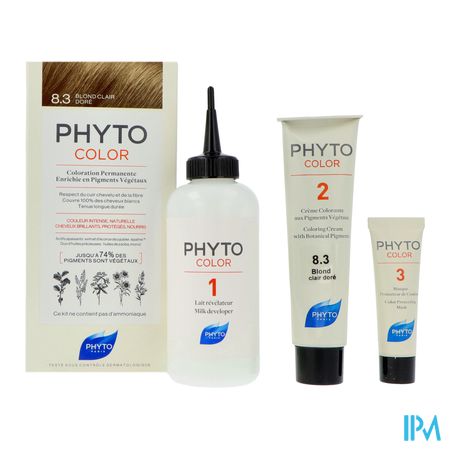 Phytocolor 8.3  Blond Clair Dore 12