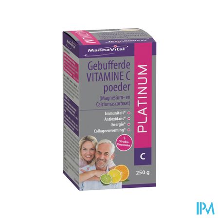 Mannavital Poudre Vitamine C Tamponnee 250g