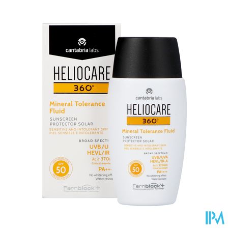 Heliocare 360° Mineral Tolerance Fluid Ip50 50ml 9