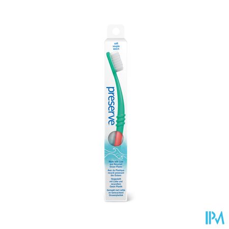 Preserve Ocean Plastic Tandenborstel Soft KORAAL 1