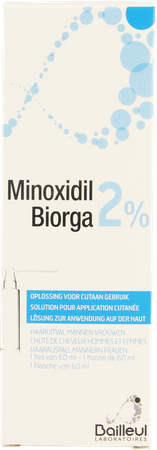 Minoxidil Biorga 2% Opl Cutaan Koffer Fl 1x60ml 3