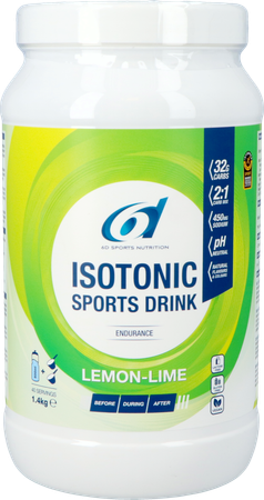 6d Sixd Isotonic Sports Drink Lemon Lime 1,4kg 4