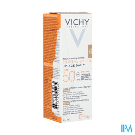 Vichy Cap Sol Uv-age Tintee Light Ip50+ 40ml