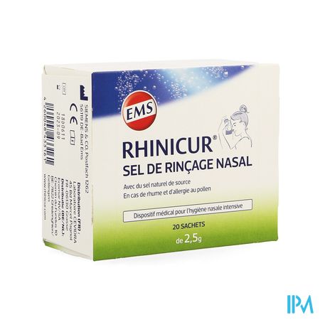 Rhinicur Sel De Rincage Nasale Sachet 20x2,5g