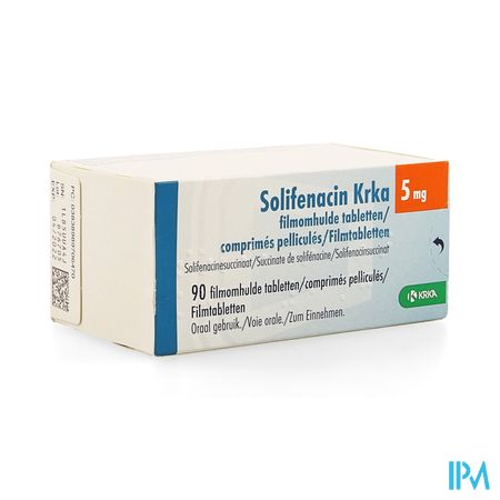 Solifenacin Krka 5mg Filmomh Tabl 90 X 5mg