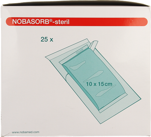 Noba Absorbent Pad Steriel 10cmx15cm 25 9350963 1