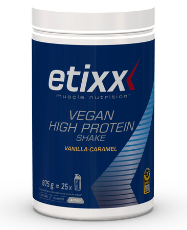 Etixx Vegan High Prot.shake Vanil.caramel Pdr 875g 1