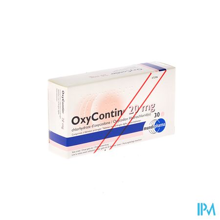 Oxycontin Tabl 30 X 20mg