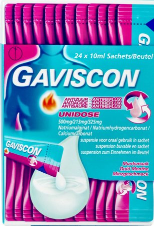 Gaviscon Antireflux Antizuur Orale Susp Zakje 24 1