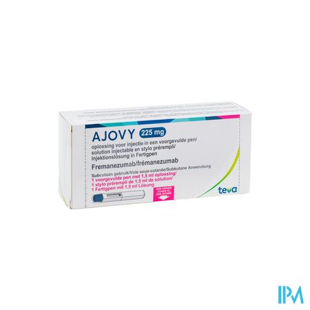 Ajovy 225mg Opl Inj Voorgevulde Pen 1