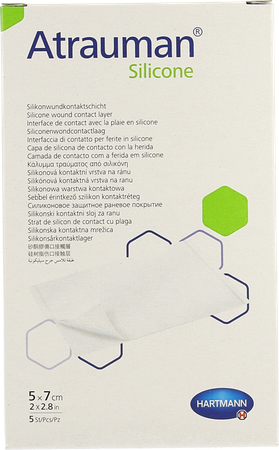 Atrauman Silicone 5x7cm 5 P/s 1