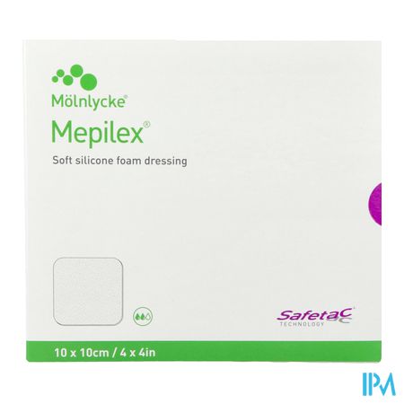 Mepilex Schuimverb Sil Abs Ster 10x10cm 5 294100 2