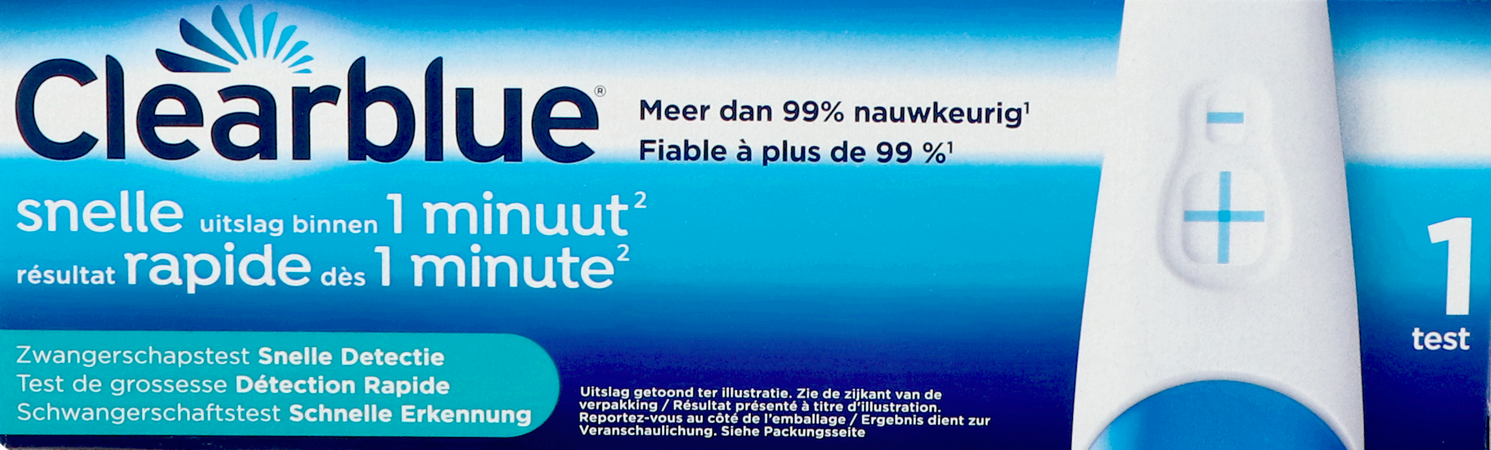 Clearblue Plus Zwangerschapstest 1 2
