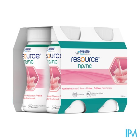 Resource Hp Hc Aardbei Fles 4x200ml