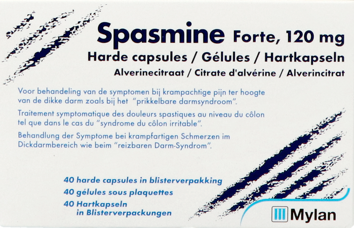 Spasmine Forte Caps 40 X 120mg 1