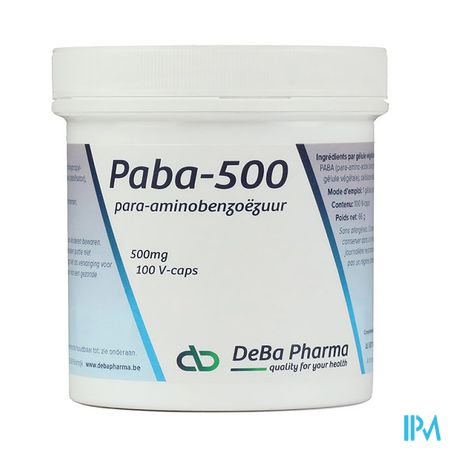 Paba Caps 100x500mg Deba 1
