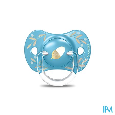 Suavinex Gold Soother Silicone Revers. +18m Blue 1