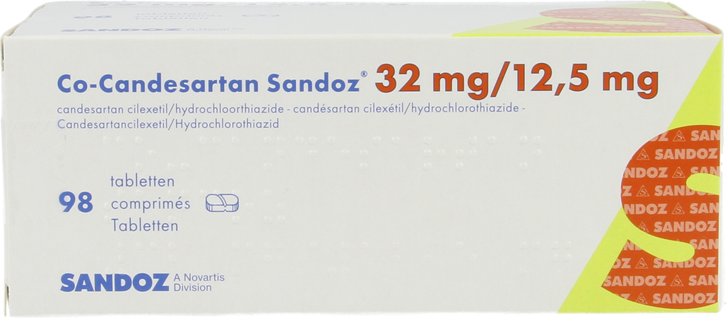 Co Candesartan Sandoz Tabl 98 X 32mg/12,5mg 2