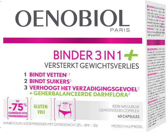 OENOBIOL BINDER 3IN1+ 60 CAPS 2